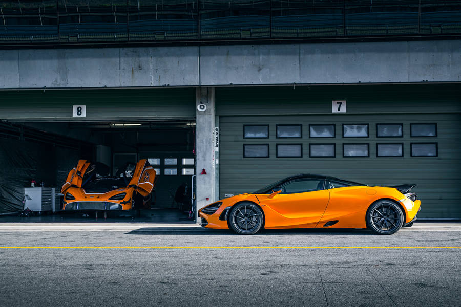 Mclaren 720s Garage Wallpaper