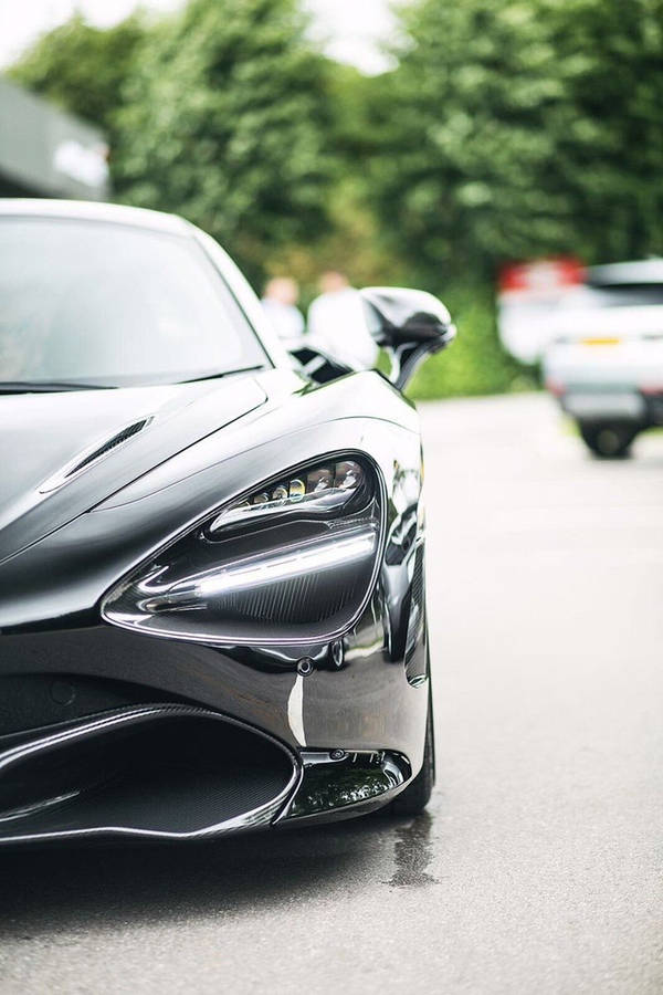 Mclaren 720s Phone Shiny Car On Road Wallpaper