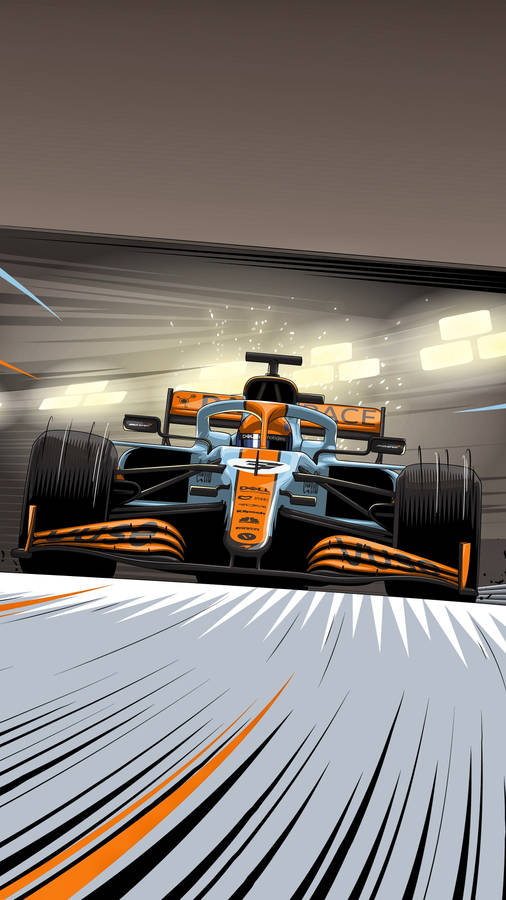 Mclaren-gulf F1 Car Wallpaper