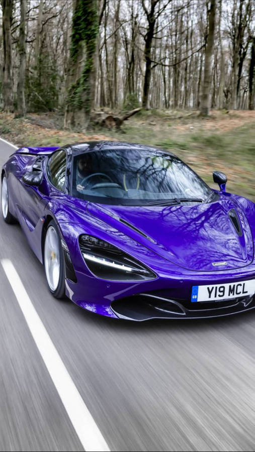 Mclaren Iphone Royal Blue 720s Wallpaper