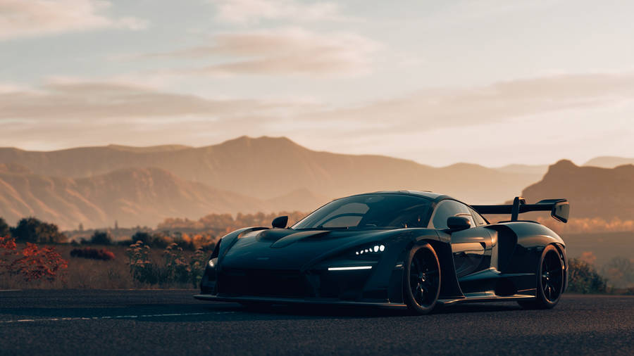 Mclaren Senna Black Sports Cars Wallpaper