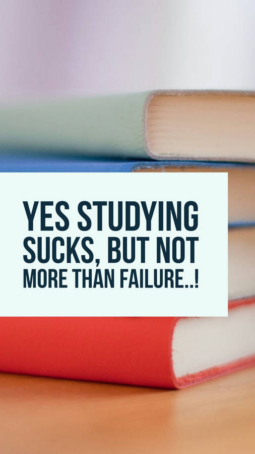 Medical Motivation Studying Sucks Wallpaper