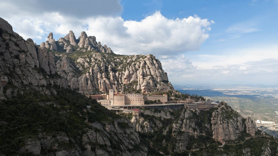 Medieval Montserrat Wallpaper