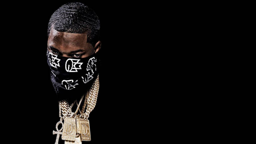 Meek Mill Wearing Bandana Wallpaper