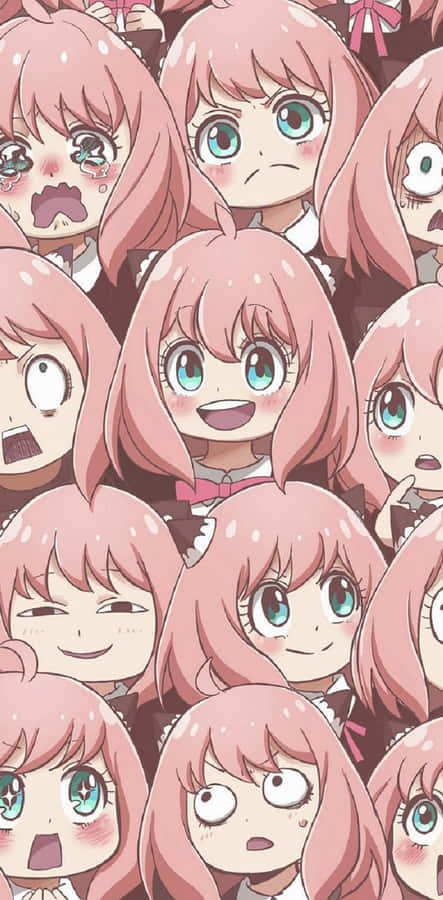 Meet Anya, The Heroine Of The Popular Spy X Family Anime Series Wallpaper