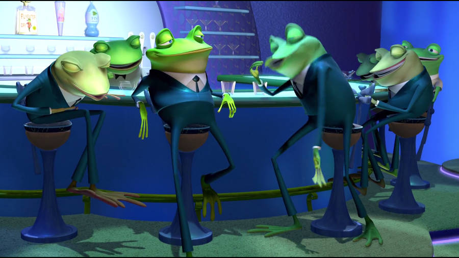 Meet The Robinsons Frogs In Suits Wallpaper