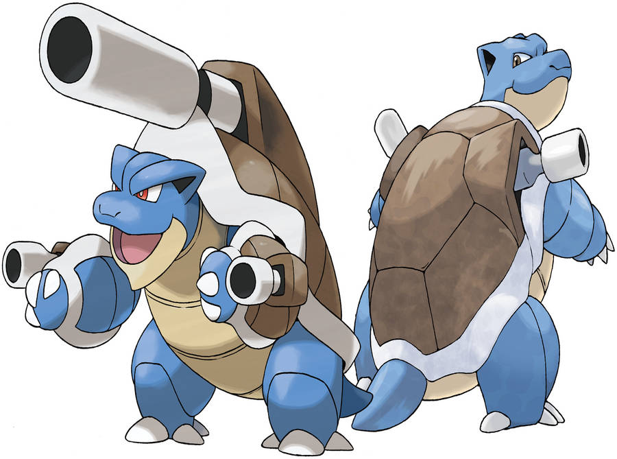 Mega Blastoise And Blastoise Wallpaper