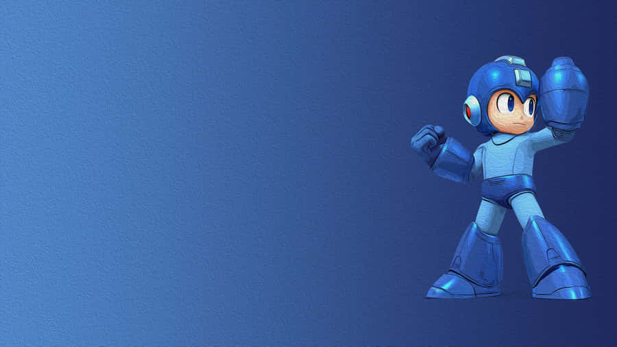 Mega Man: The Iconic Video Game Character Wallpaper