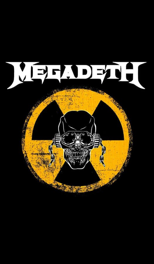 Megadeth Band Logo Skulland Radiation Symbol Wallpaper