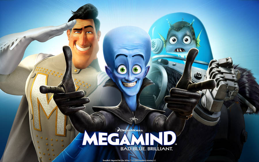 Megamind, Metro Man, And Minion Wallpaper