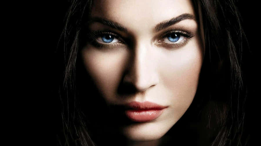 Megan Fox As Face Reference Wallpaper