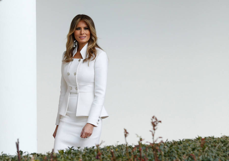 Melania Trump Formal Style Wallpaper