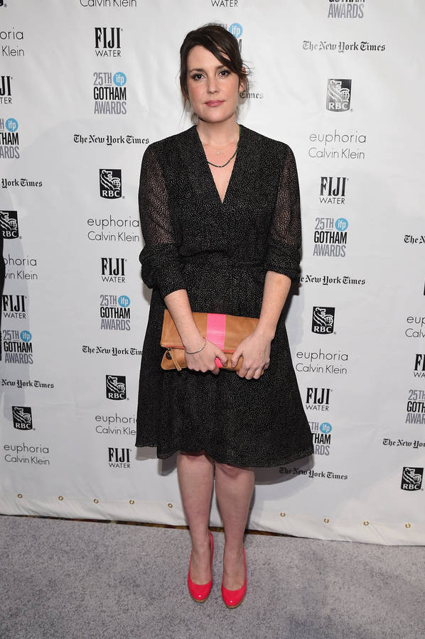 Melanie Lynskey Black Dress Gotham Awards Wallpaper