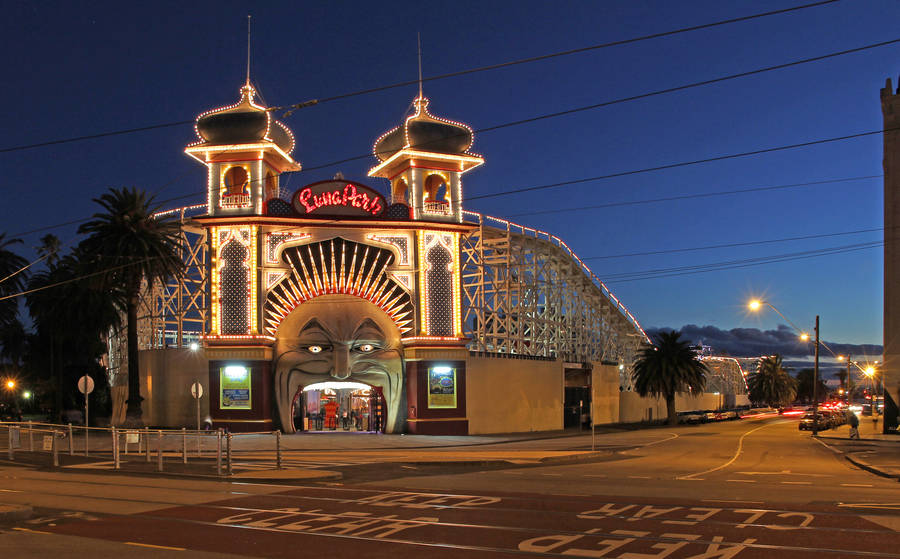 Melbourne Luna Park Wallpaper