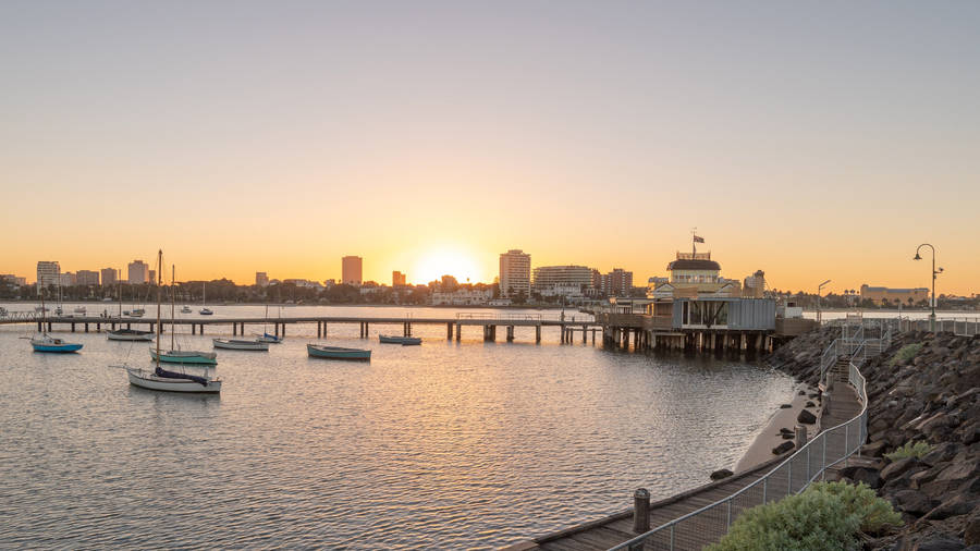 Melbourne St. Kilda Beach Wallpaper