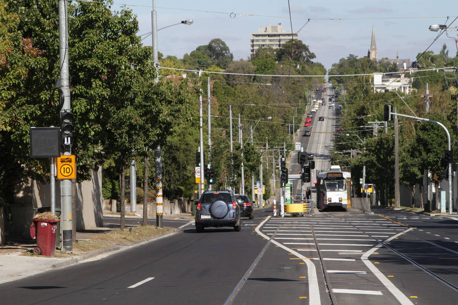 Melbourne Toorak Road Wallpaper