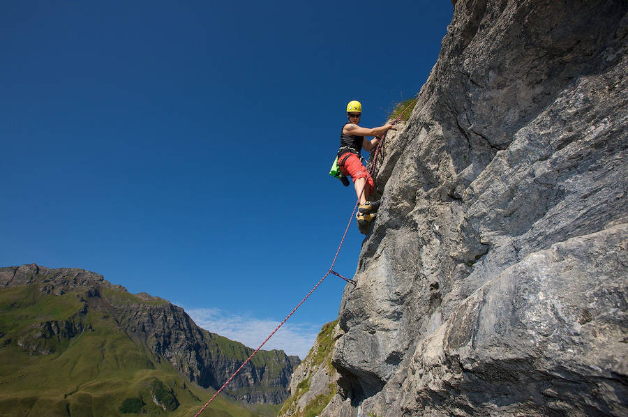 Melchsee-frutt Sport Climbing Wallpaper