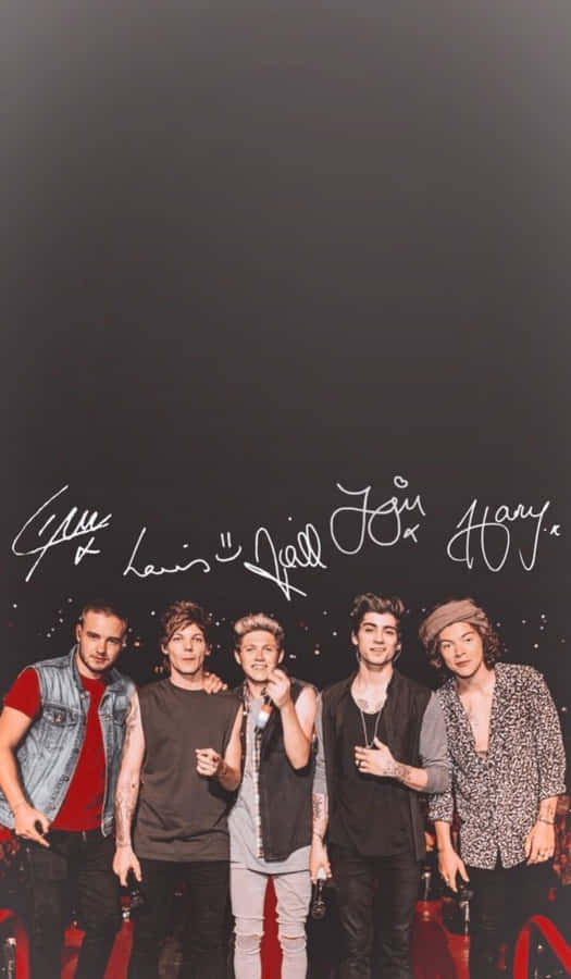 Member Signature Of 1 Direction Iphone Wallpaper