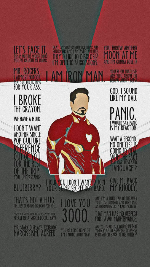 Memorable Quotes From Iron Man Android Wallpaper