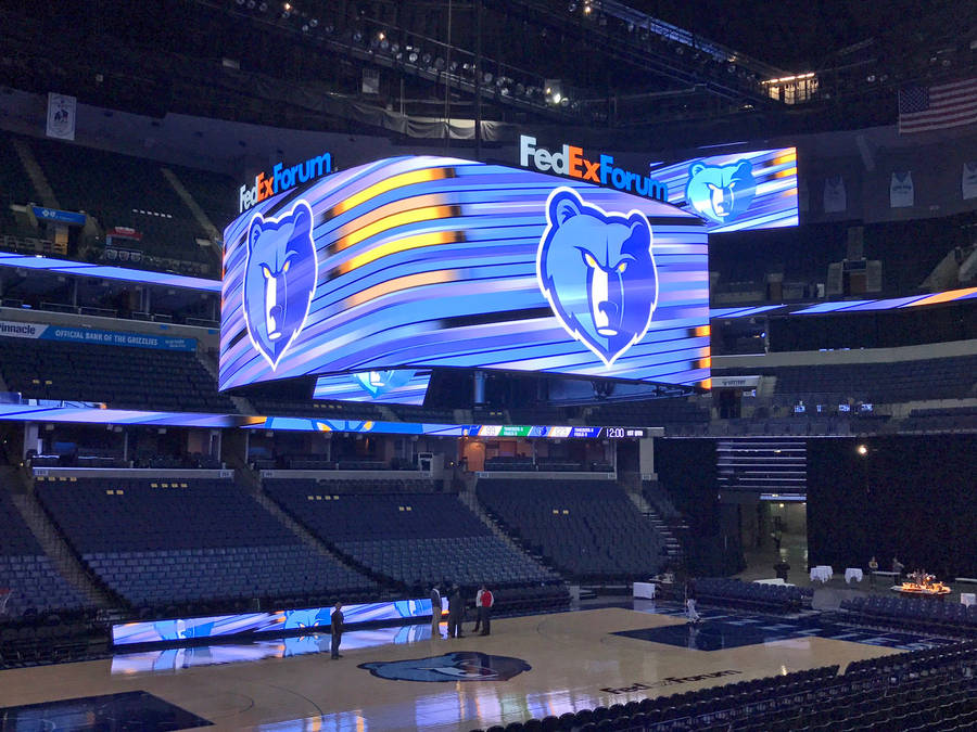 Memphis Grizzlies Basketball Court Wallpaper