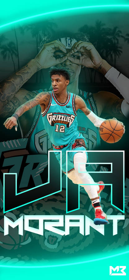 Memphis Grizzlies Ja Morant Poster Wallpaper