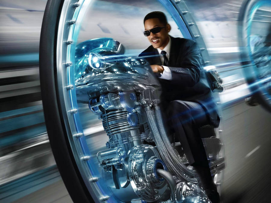 Men In Black Speeding Cycles Wallpaper