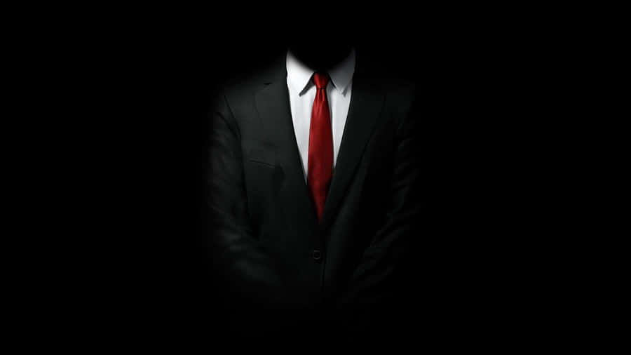 Men Suit In The Dark Wallpaper