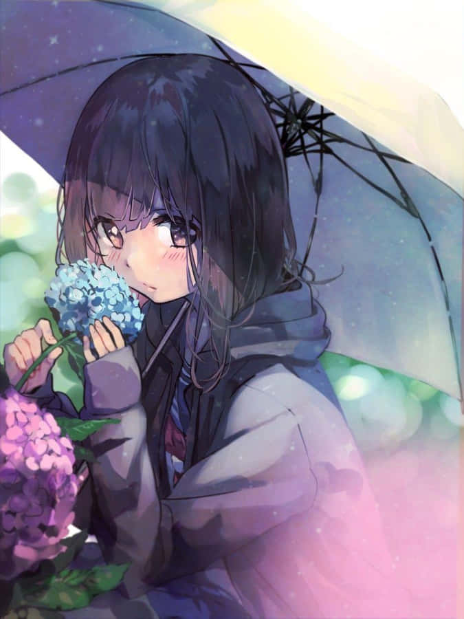 Menhera Chan With Her Signature Style Wallpaper