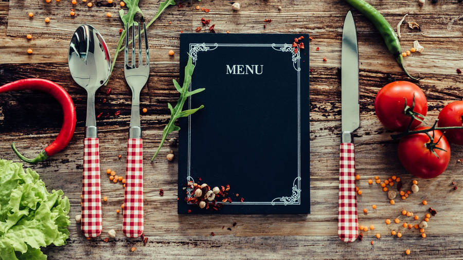 Menu Black Food Book Picnic Photography Wallpaper