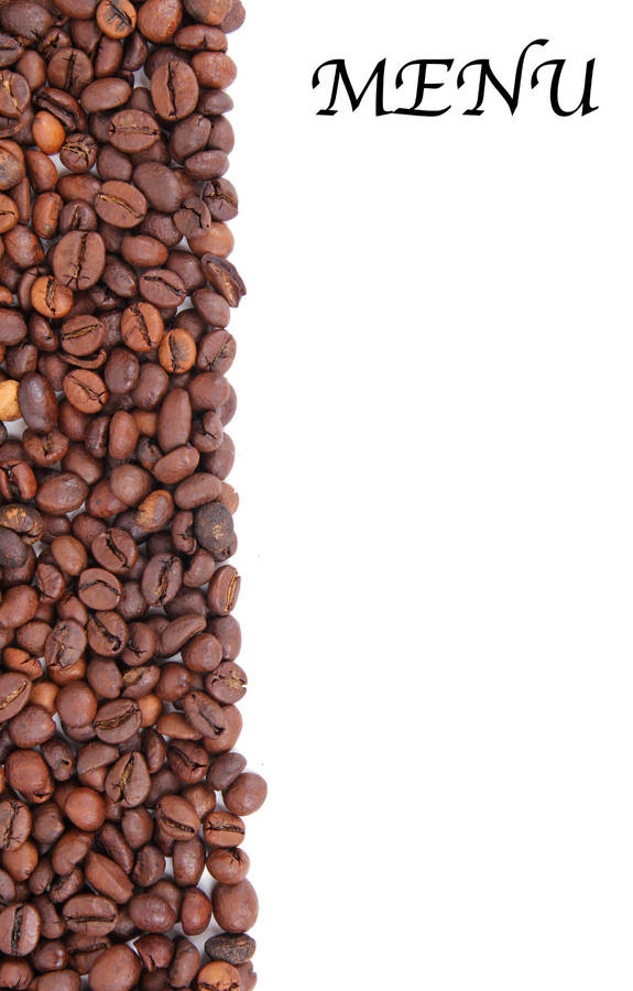 Menu Coffee Beans Digital Photo Edit Wallpaper