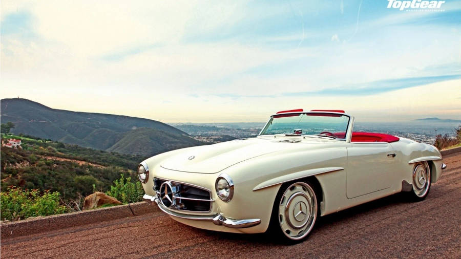 Mercedes Benz Car 190 Sl Wallpaper