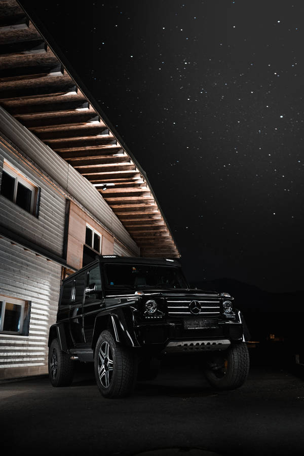 Mercedes Benz G-wagen At Night Wallpaper