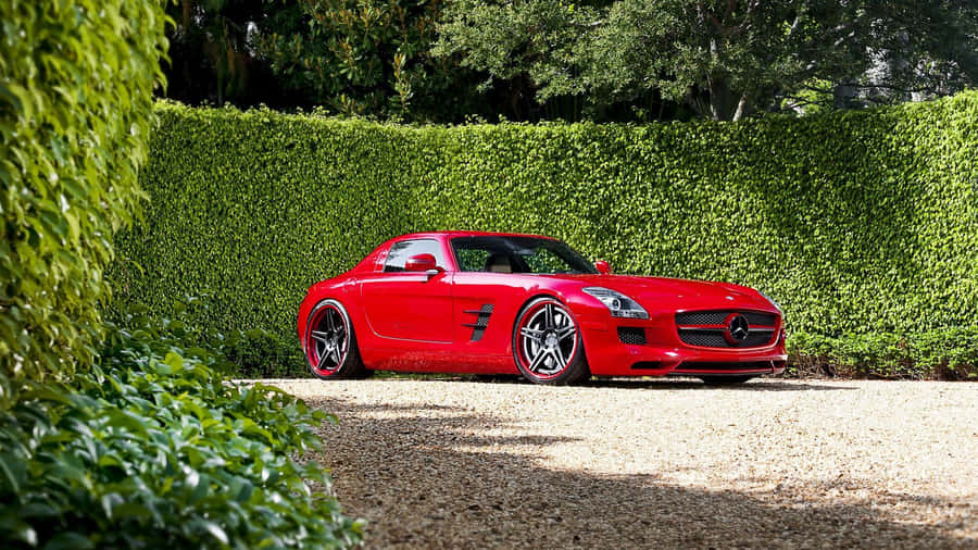 Mercedes Benz Red Sls Amg Wallpaper