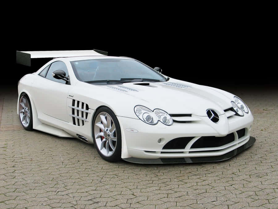 Mercedes Benz Slr Mclaren White Wallpaper