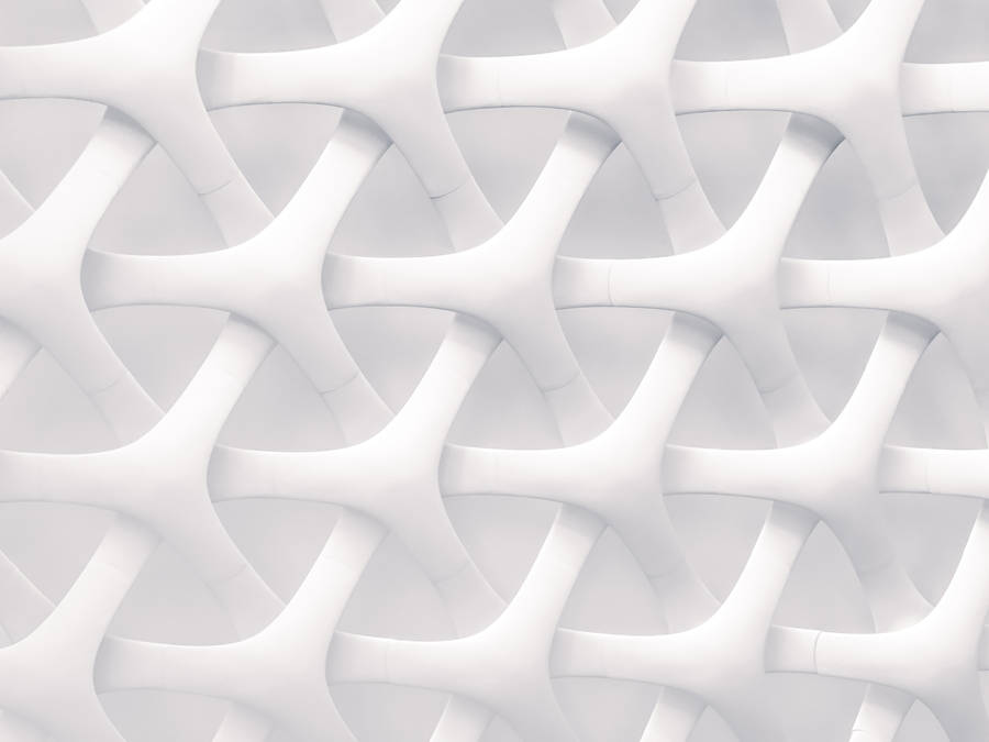 Mesh White Pattern Wallpaper