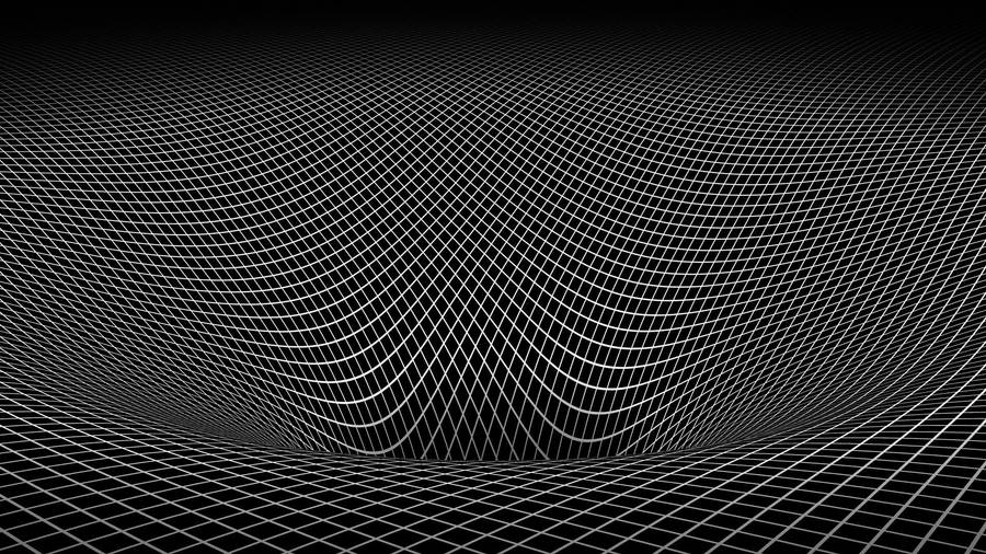 Mesmerizing Black 3d Optical Illusion Wallpaper