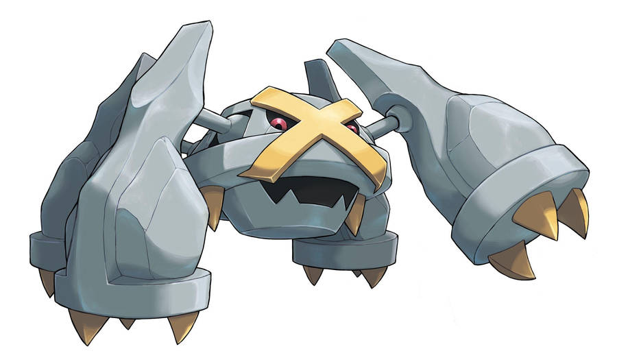 Metagross Shiny Roaring Wallpaper