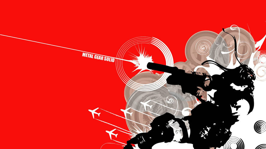 Metal Gear Solid Red Abstract Wallpaper