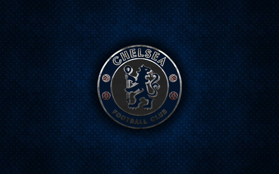 Metallic Chelsea Logo Wallpaper