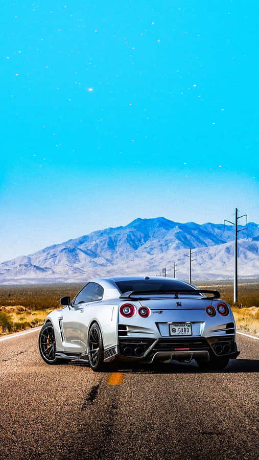 Metallic Gray Nissan R35 Gtr Wallpaper