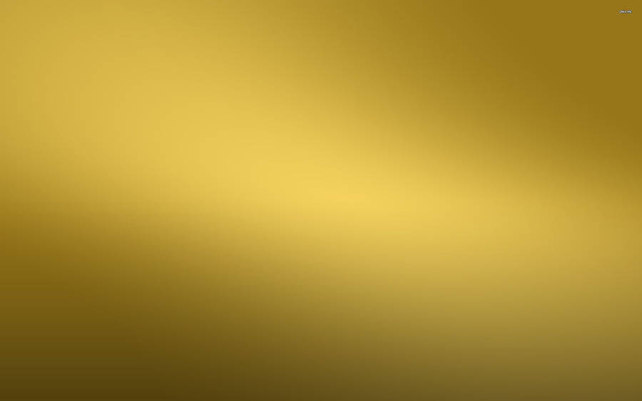 Metallic Plain Gold Gradient For Desktop Wallpaper