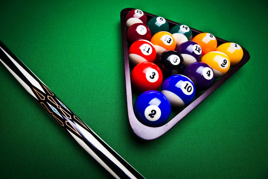 Metallic Snooker Set Wallpaper