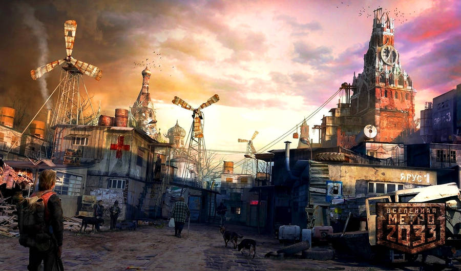 Metro 2033 Kremlin Town Wallpaper