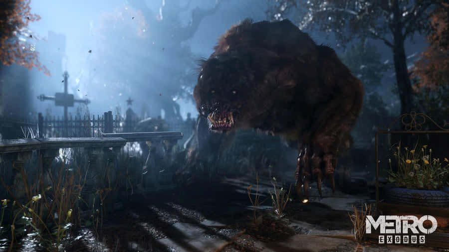 Metro Exodus Mutant Beast Encounter Wallpaper
