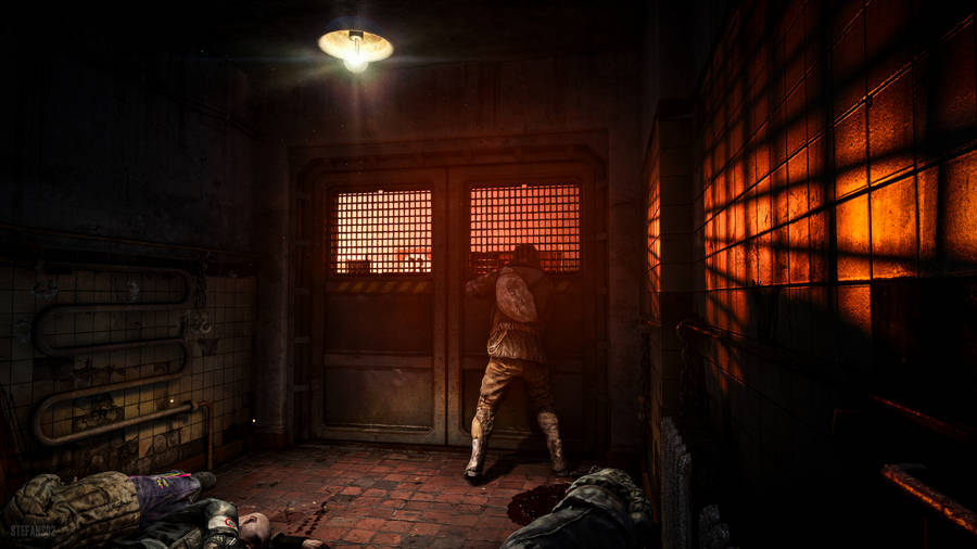 Metro Last Light Locked Doors Wallpaper