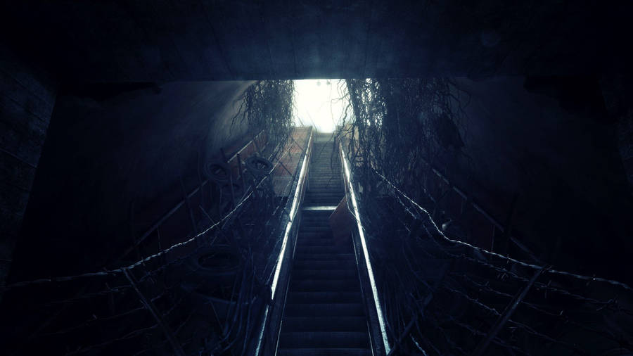 Metro Last Light Redux Abandoned Tunnel Wallpaper