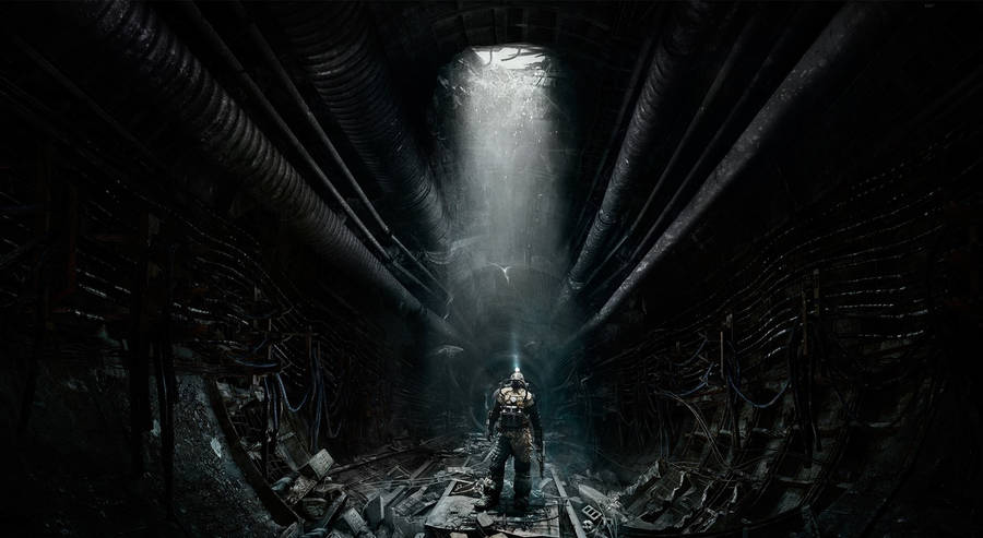 Metro Last Light Redux Underground Tunnel Wallpaper