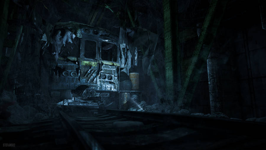 Metro Last Light Subway Car Wallpaper