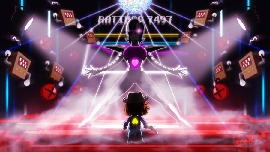 Mettaton Dance Floor Wallpaper