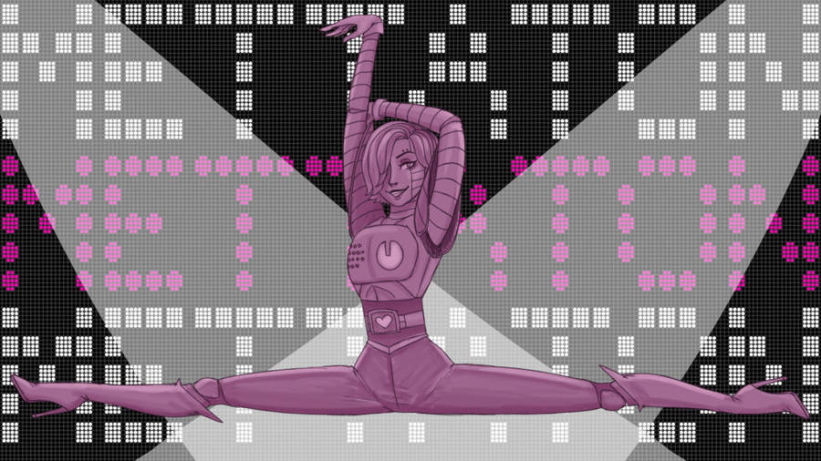 Mettaton Perfect Split Wallpaper